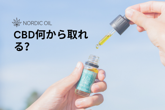 CBD何から取れる?