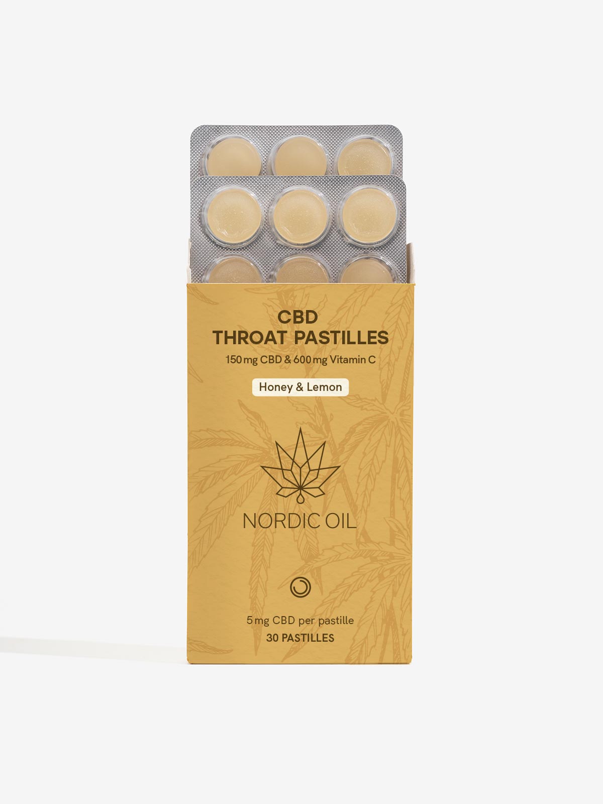 CBD スロートキャンディー (ハニーレモン味)