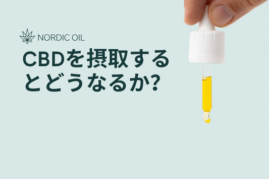 CBDを摂取するとどうなるか？