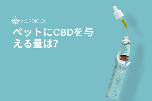 ペットにCBDを与える量は？